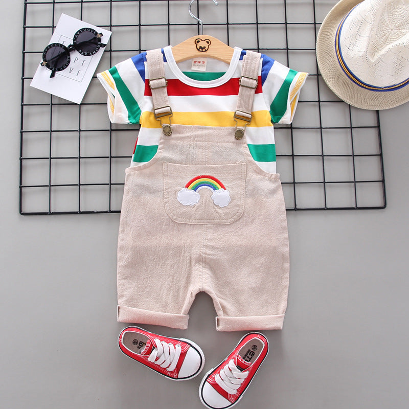Rainbow Bib Pants