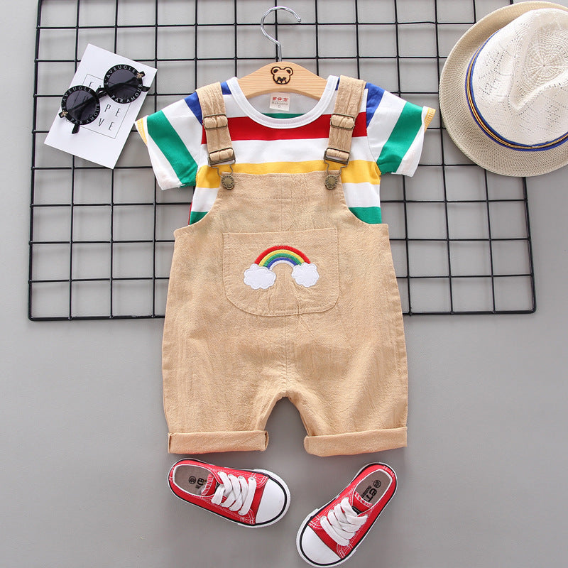 Rainbow Bib Pants