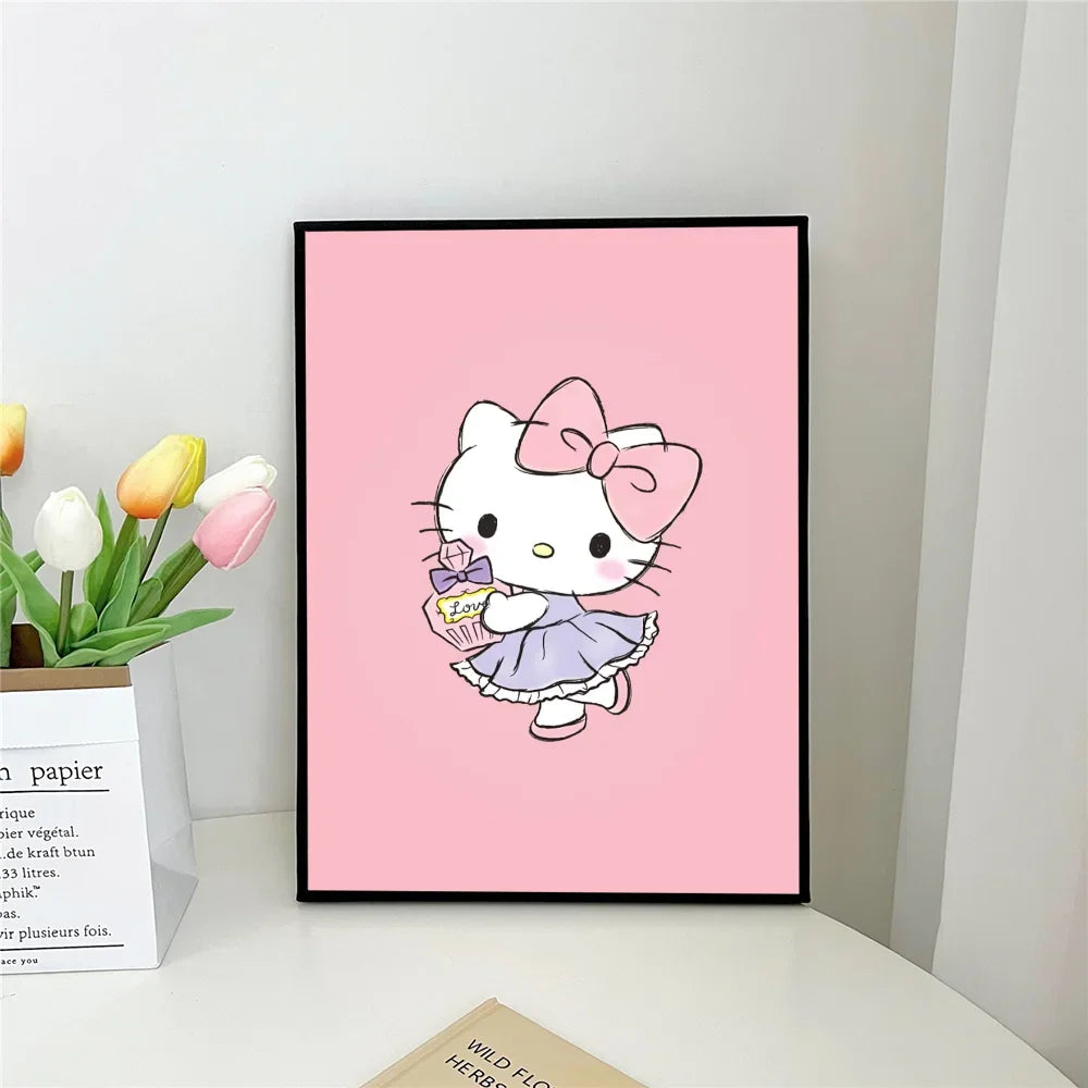 1pc K-Kawaii Kitty Cartoon poster