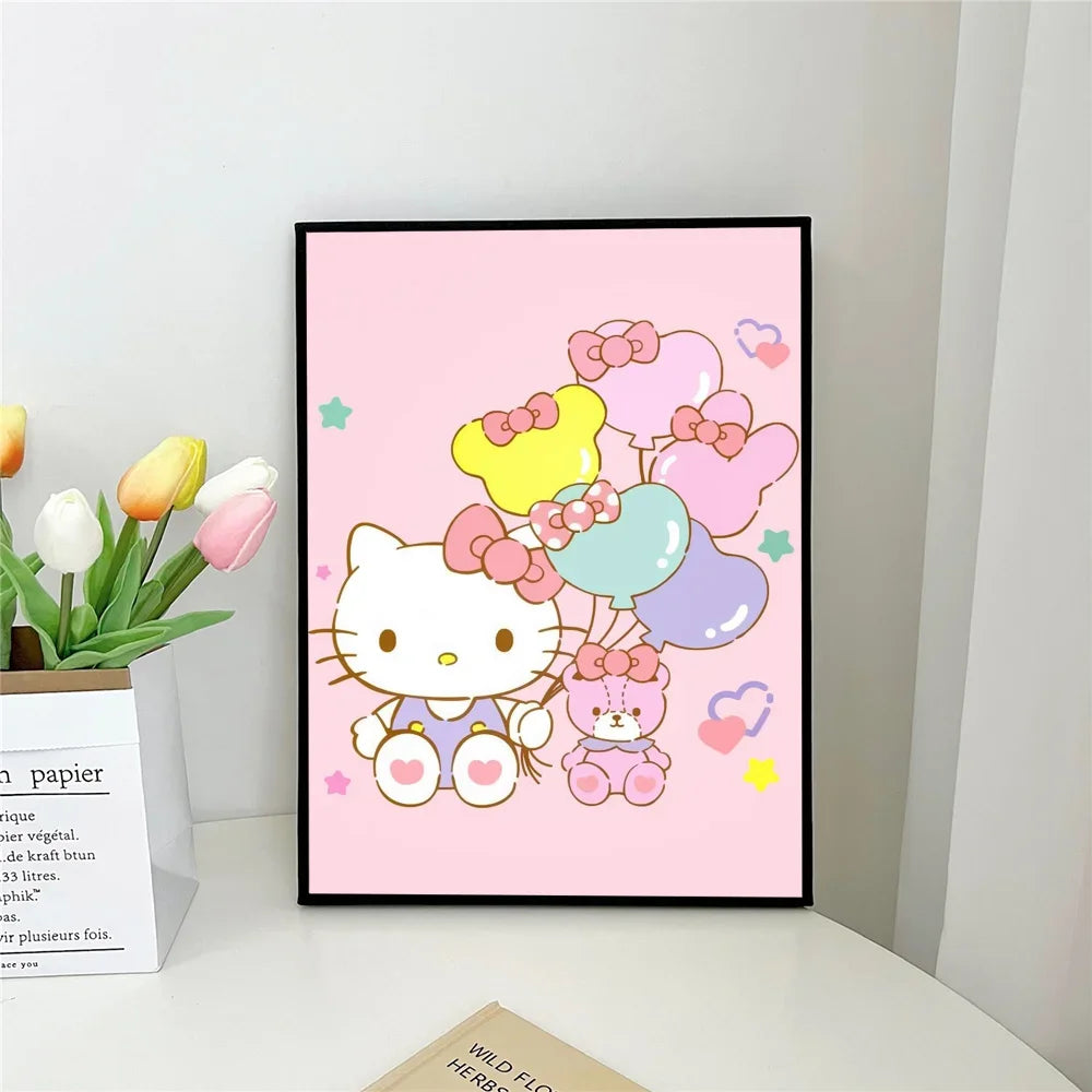 1pc K-Kawaii Kitty Cartoon poster