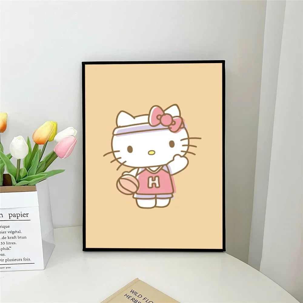 1pc K-Kawaii Kitty Cartoon poster