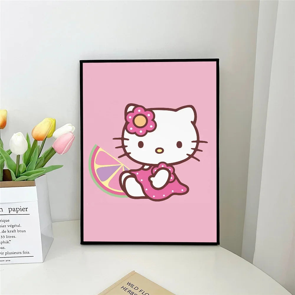 1pc K-Kawaii Kitty Cartoon poster