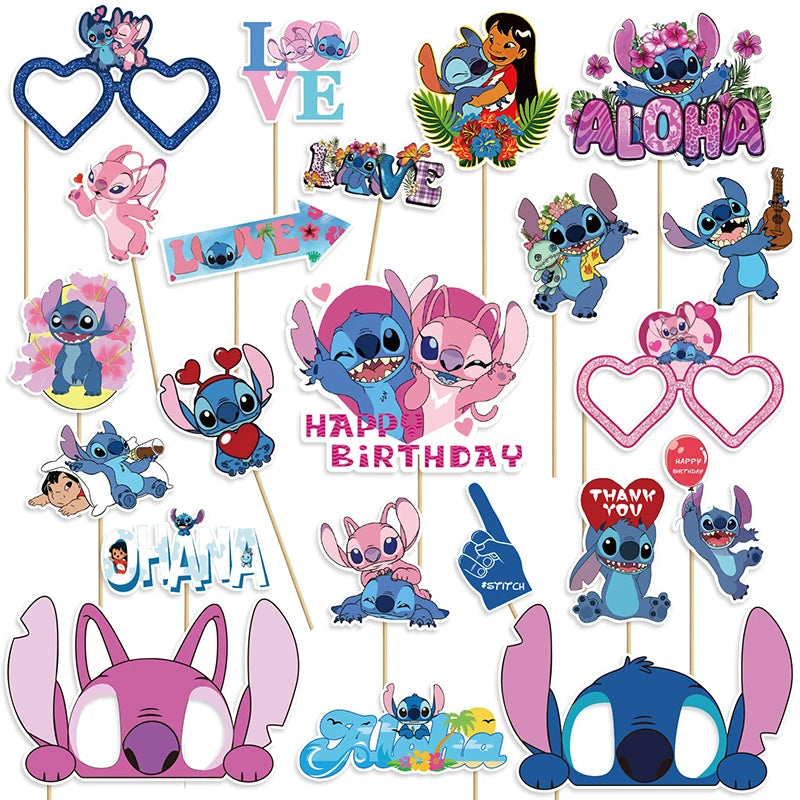 Disney Blue Stitch Birthday Party Supplies