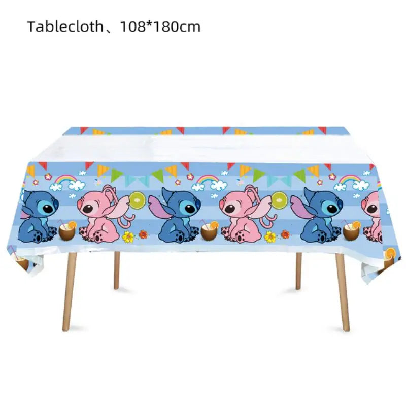 Disney Blue Stitch Birthday Party Supplies