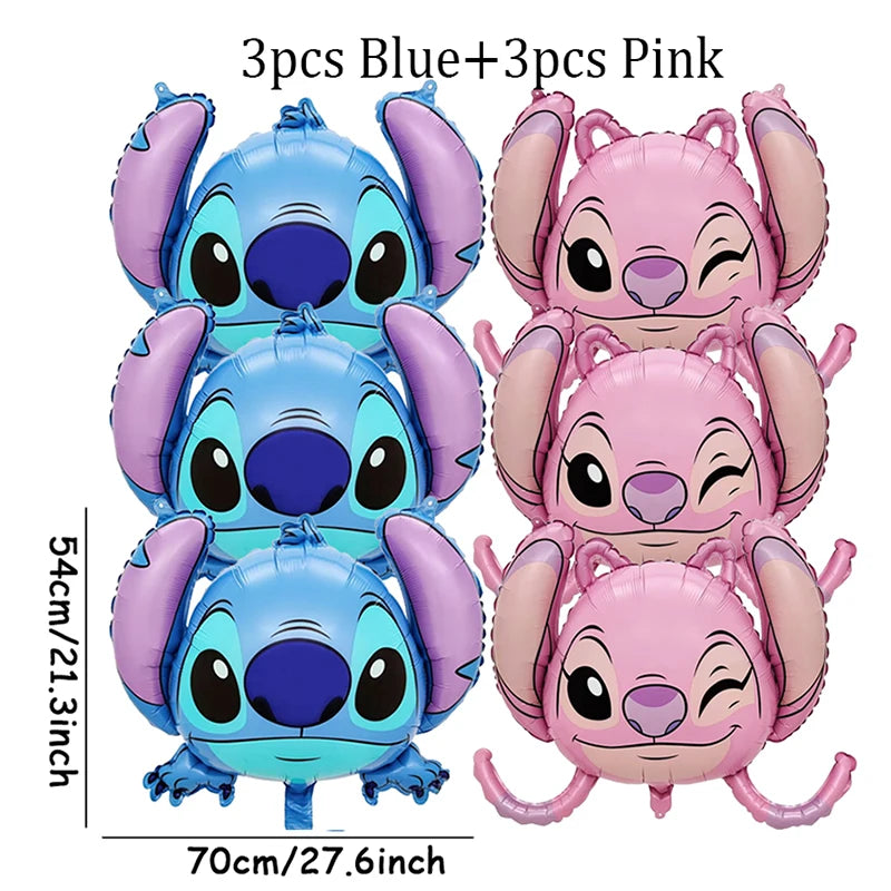 Disney Blue Stitch Birthday Party Supplies