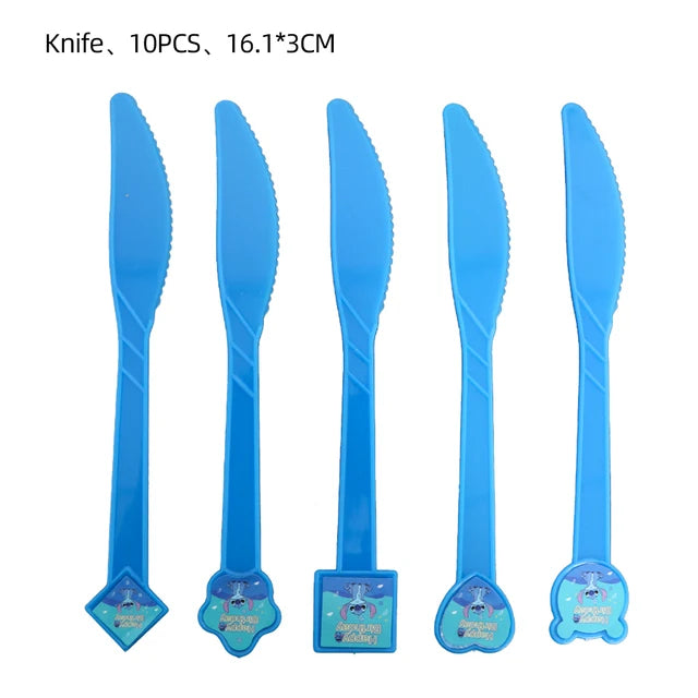 Disney Blue Stitch Birthday Party Supplies