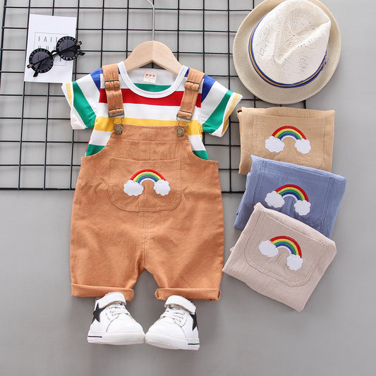 Rainbow Bib Pants