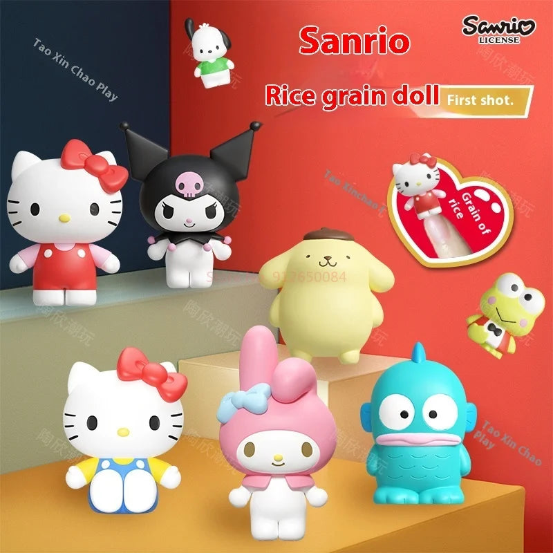 New Sanrio Family Rice Grain Dolls