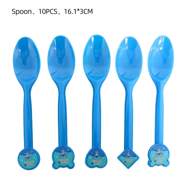 Disney Blue Stitch Birthday Party Supplies