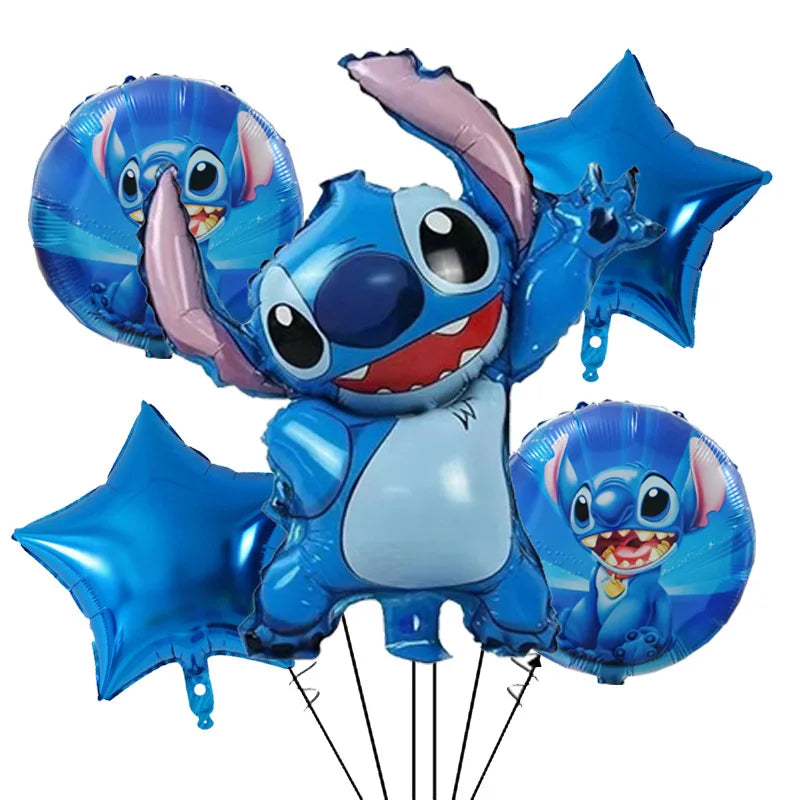 Disney Blue Stitch Birthday Party Supplies