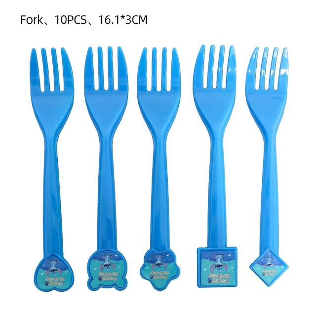 Disney Blue Stitch Birthday Party Supplies