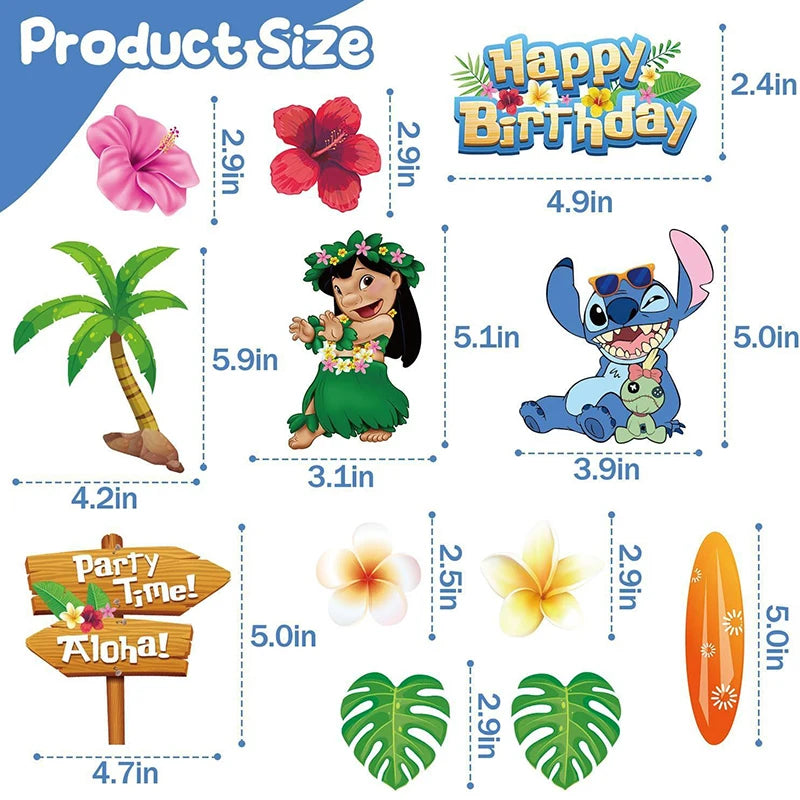 Disney Blue Stitch Birthday Party Supplies
