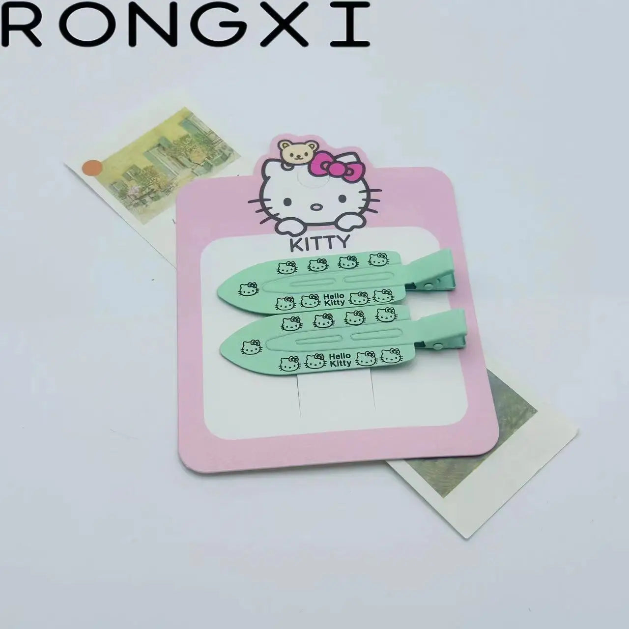 2pcs Hello Kitty Seamless Hairpin