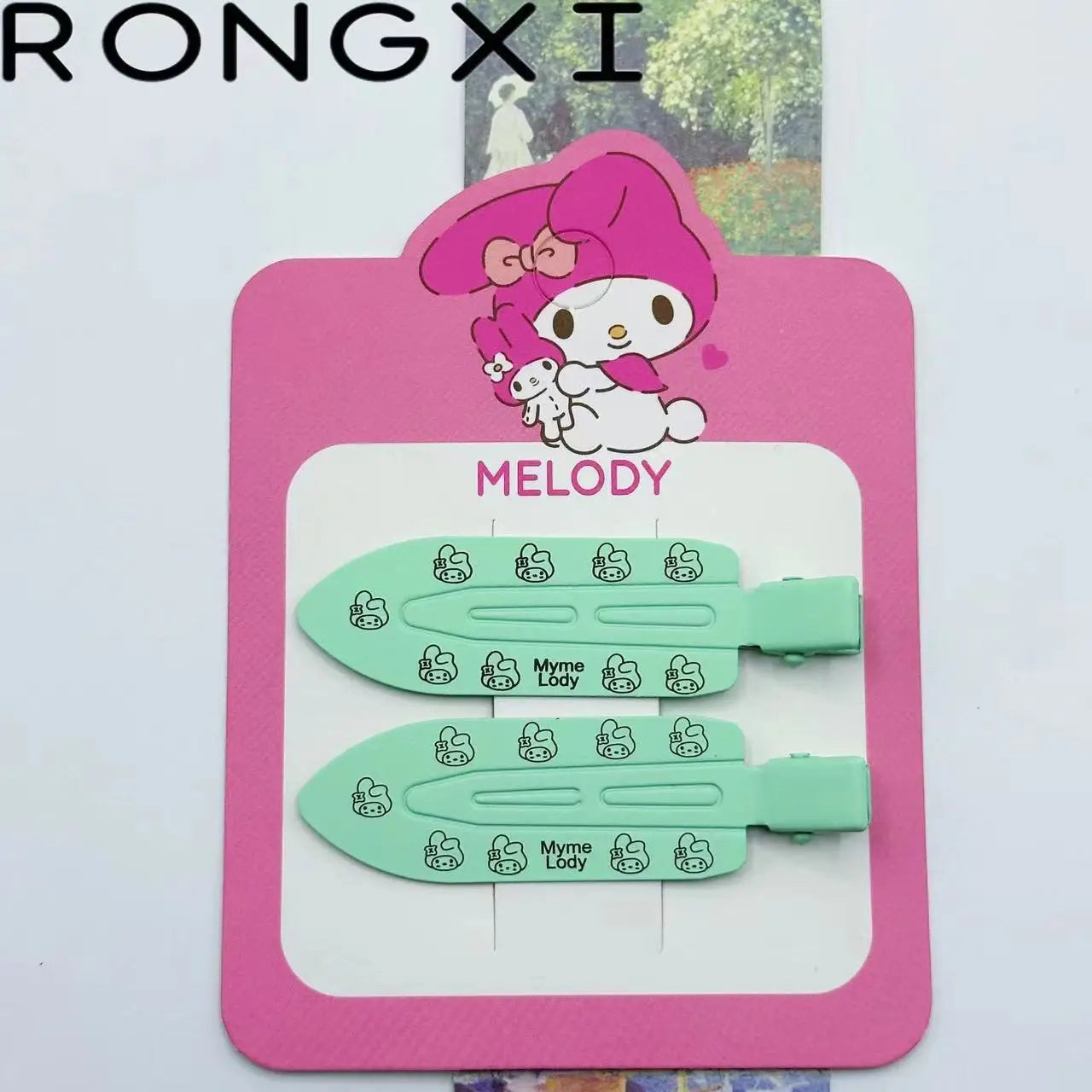 2pcs Hello Kitty Seamless Hairpin