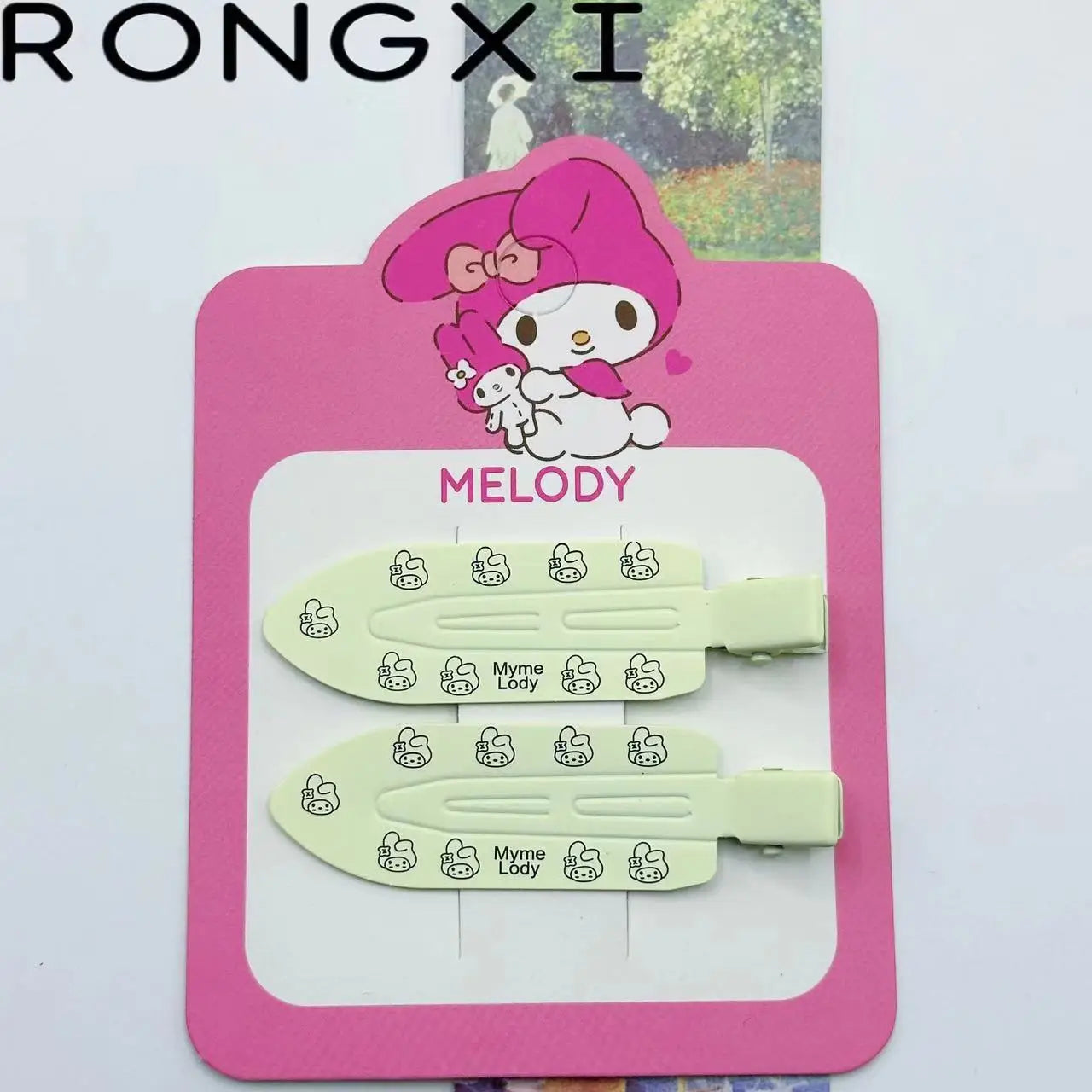 2pcs Hello Kitty Seamless Hairpin