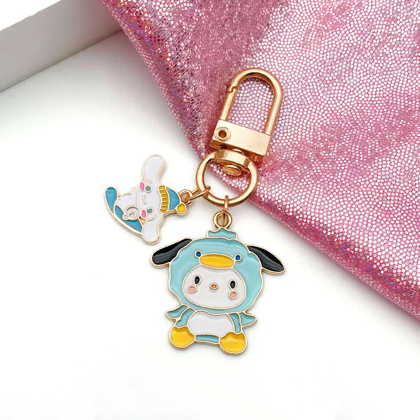 5/16pcs Cute Enamel Charms Set - DIY Your Own Hello Kitty Jewelry (Necklace/Bracelet/Earring Accessories)