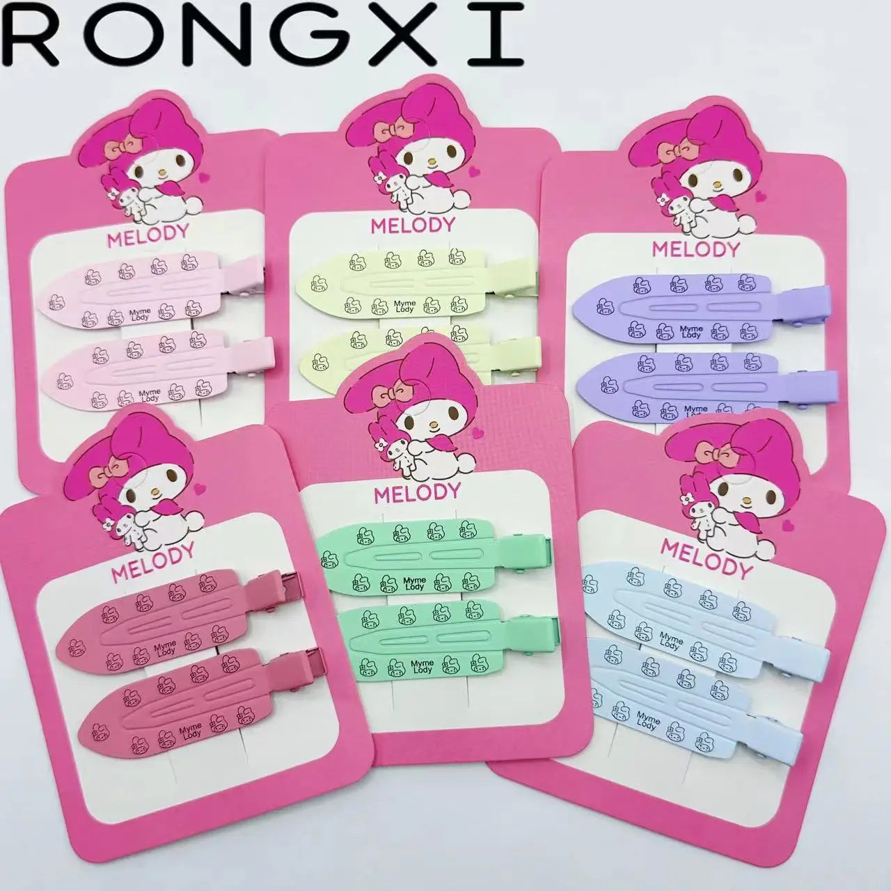 2pcs Hello Kitty Seamless Hairpin