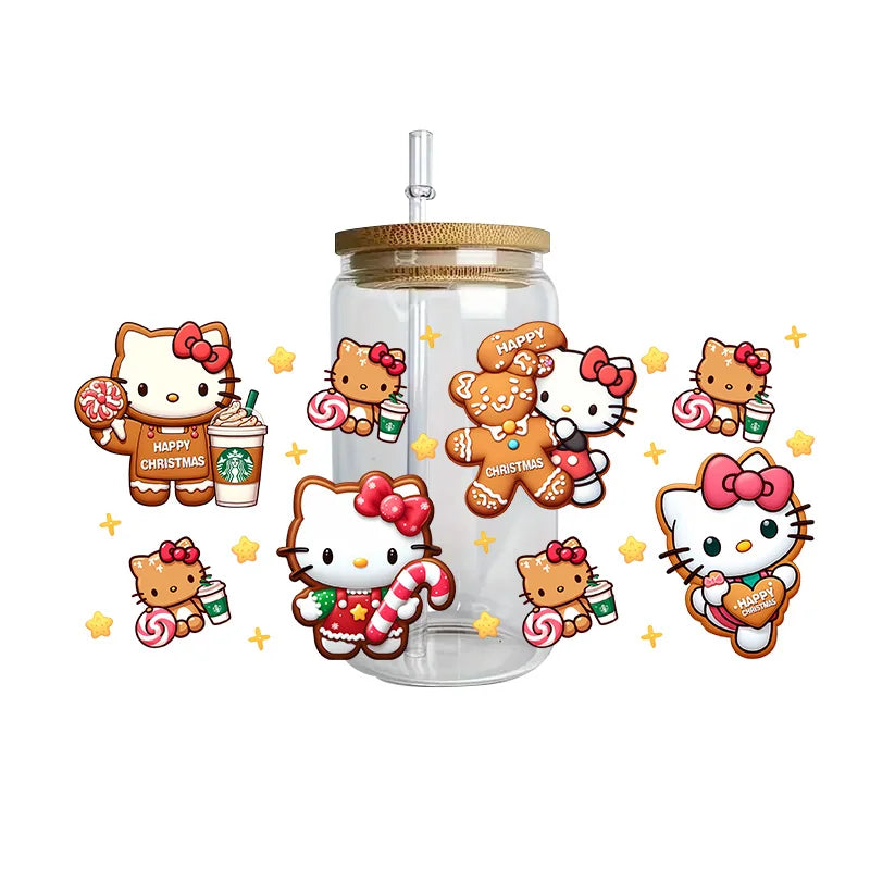 Hello Kitty waterproof crystal stickers