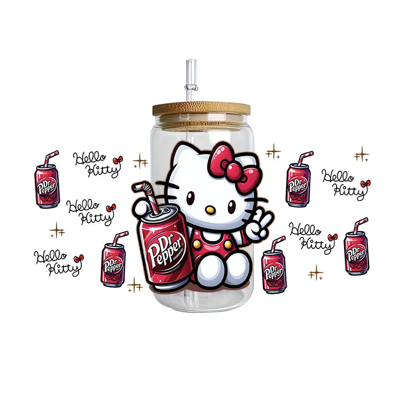 Hello Kitty waterproof crystal stickers
