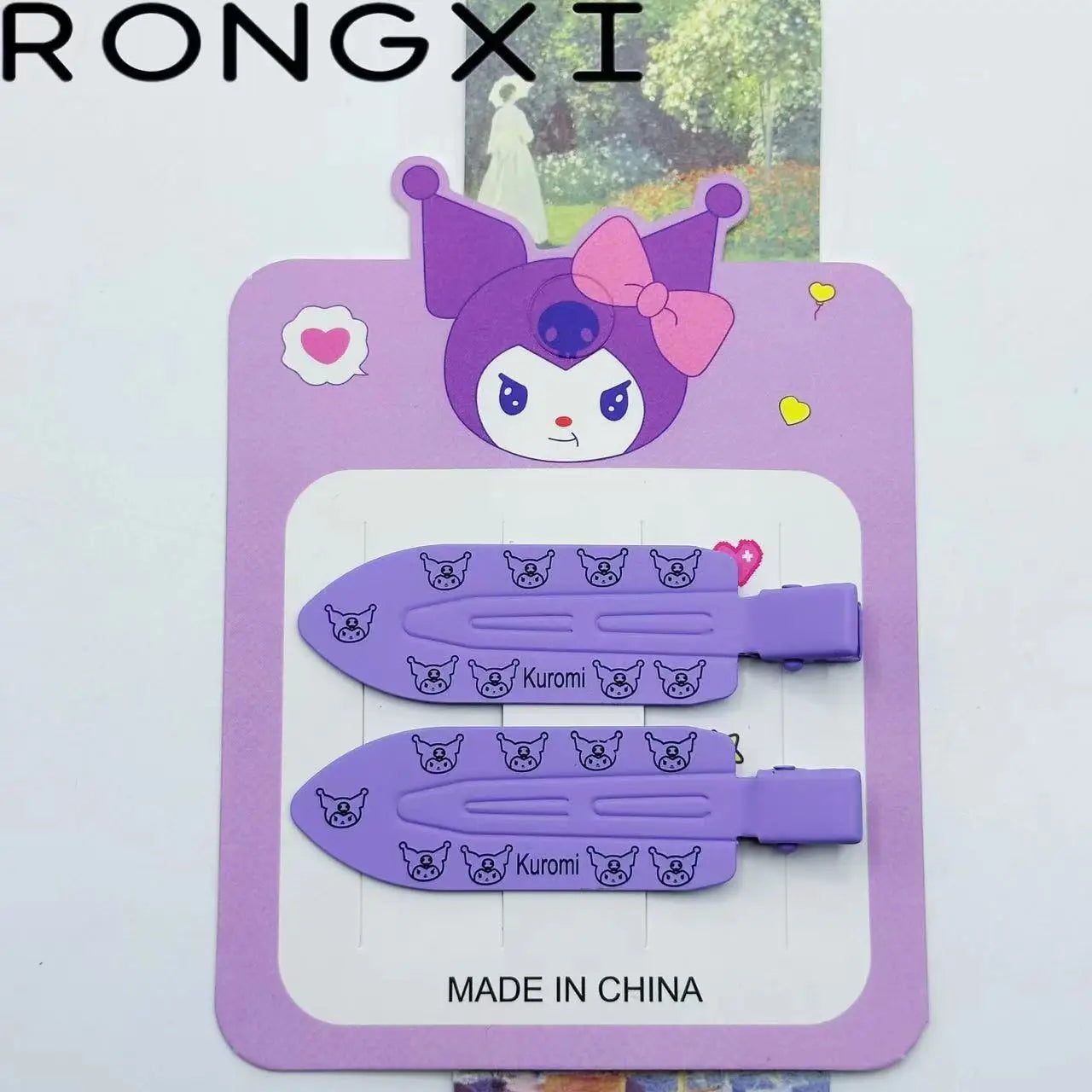 2pcs Hello Kitty Seamless Hairpin