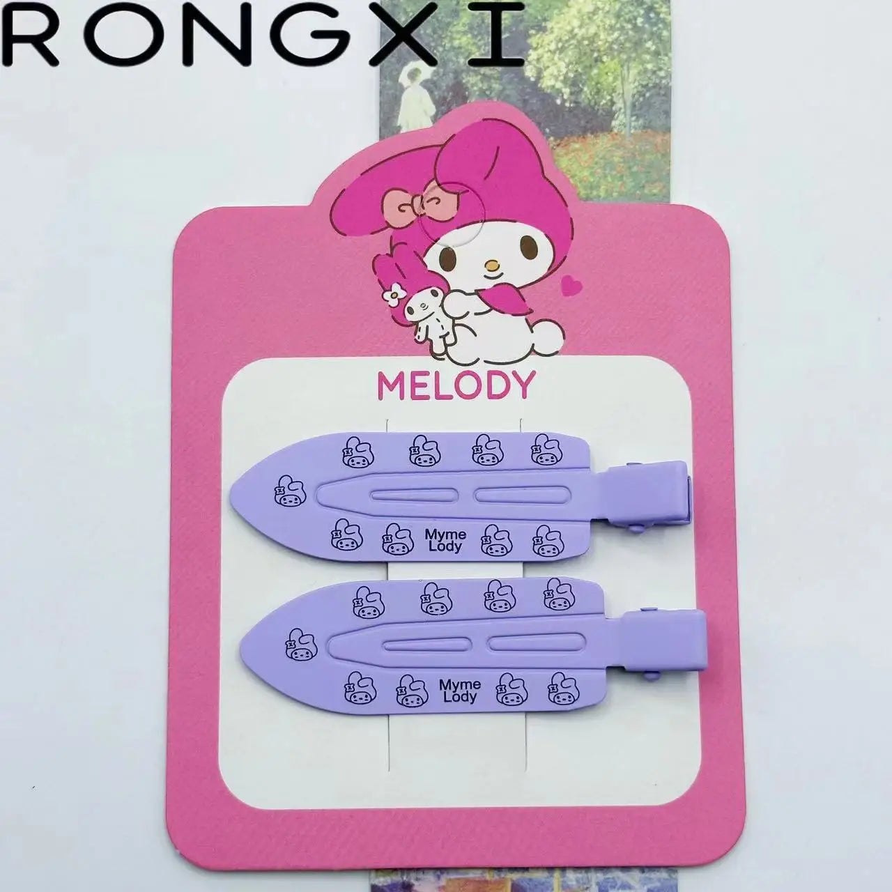 2pcs Hello Kitty Seamless Hairpin