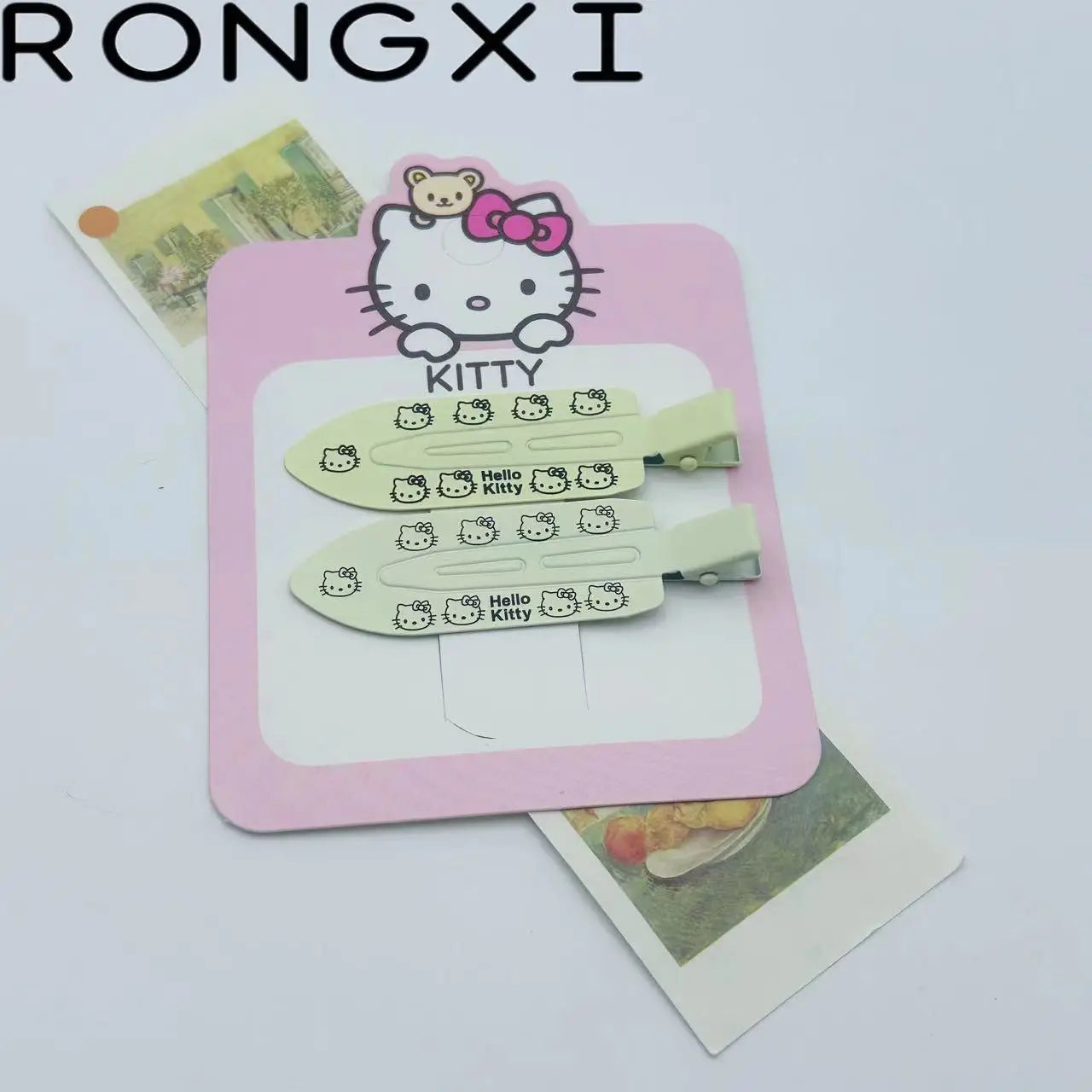 2pcs Hello Kitty Seamless Hairpin
