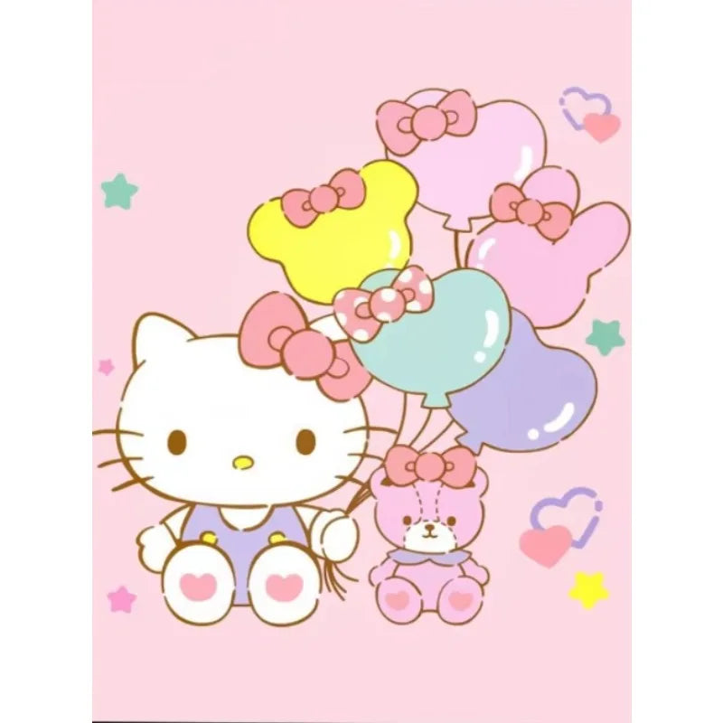 K-Kawaii Kitty Cartoon Poster