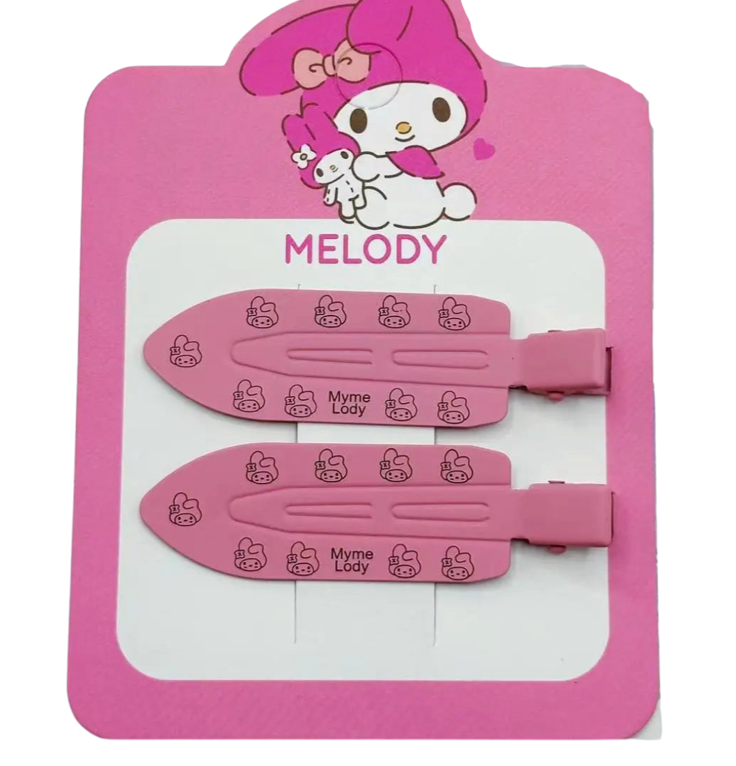 2pcs Hello Kitty Seamless Hairpin