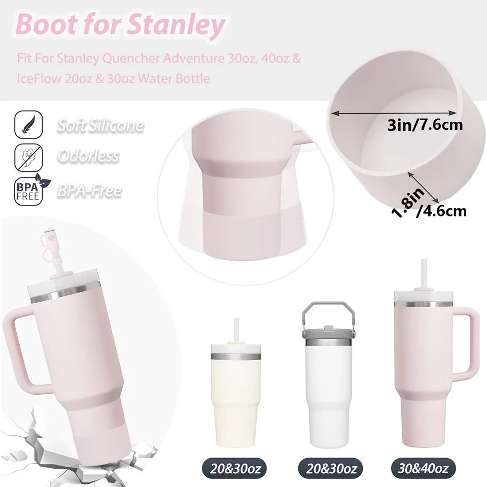 9pcs Spill Proof Stopper Set for Stanley Cup 6pcs Spill Proof Stopper 2pcs Straw Cover Cap for 10 mm Straws 1pcs Silicone Boot