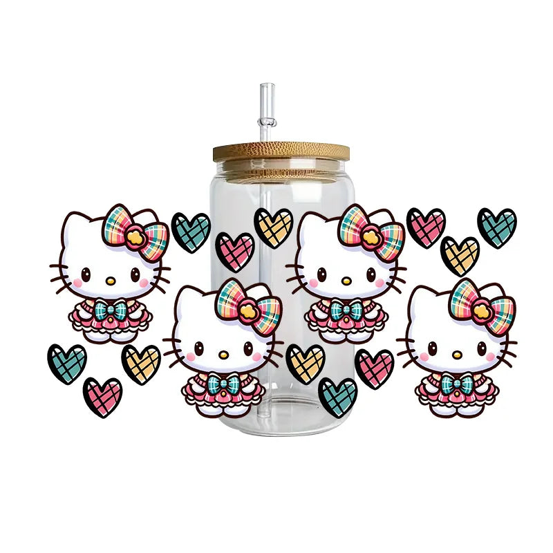 Hello Kitty waterproof crystal stickers