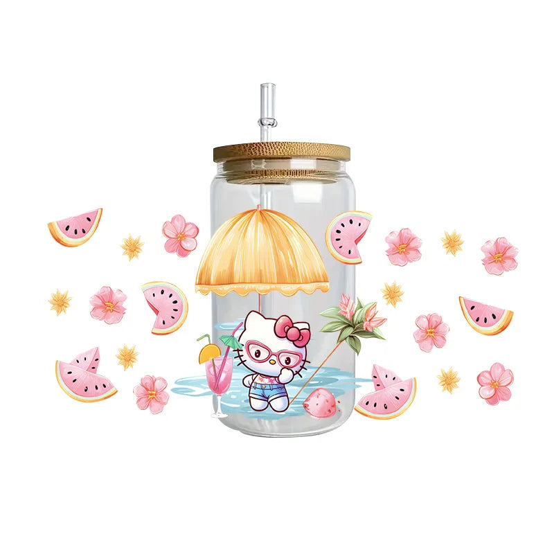 Hello Kitty waterproof crystal stickers