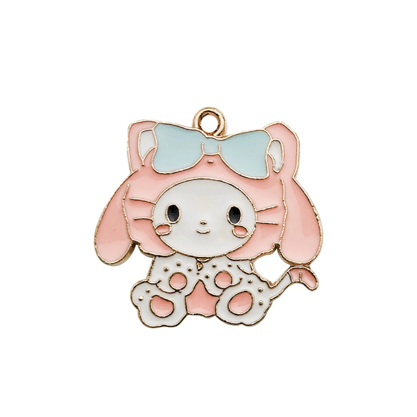 5/16pcs Cute Enamel Charms Set - DIY Your Own Hello Kitty Jewelry (Necklace/Bracelet/Earring Accessories)
