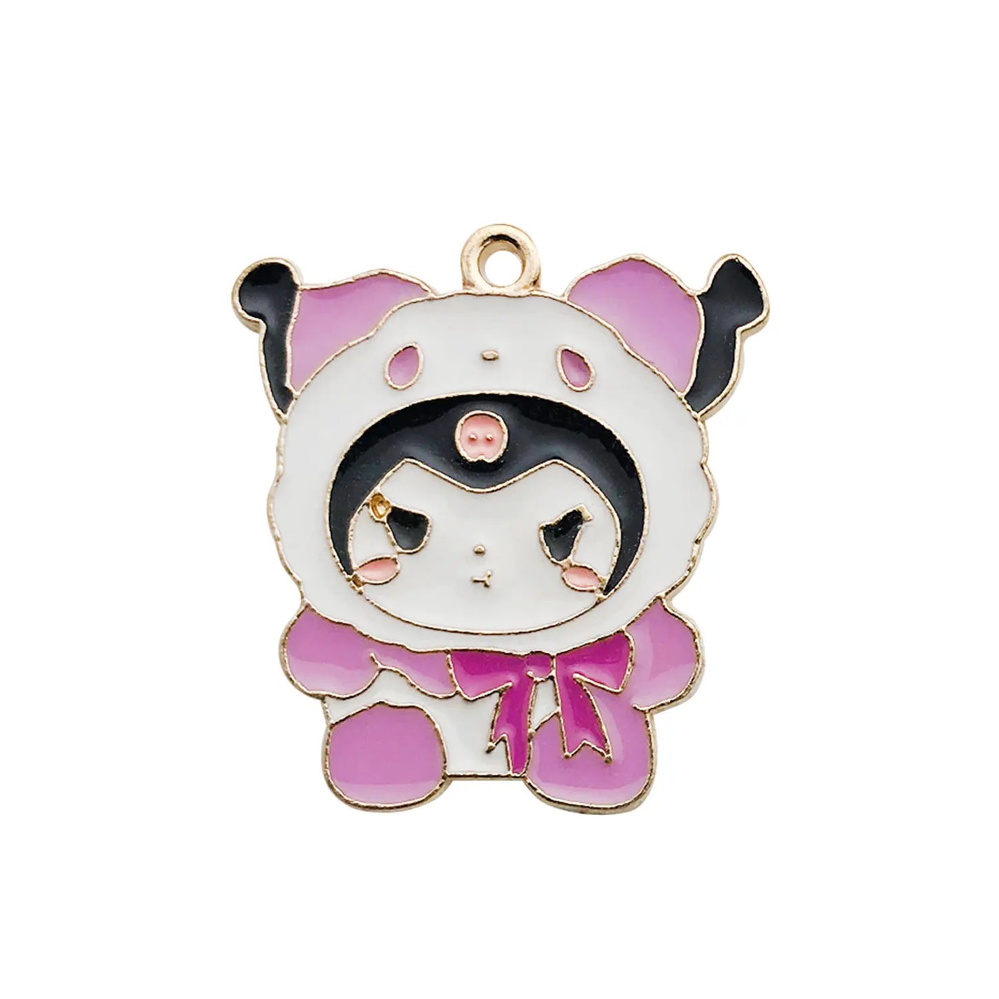 5/16pcs Cute Enamel Charms Set - DIY Your Own Hello Kitty Jewelry (Necklace/Bracelet/Earring Accessories)