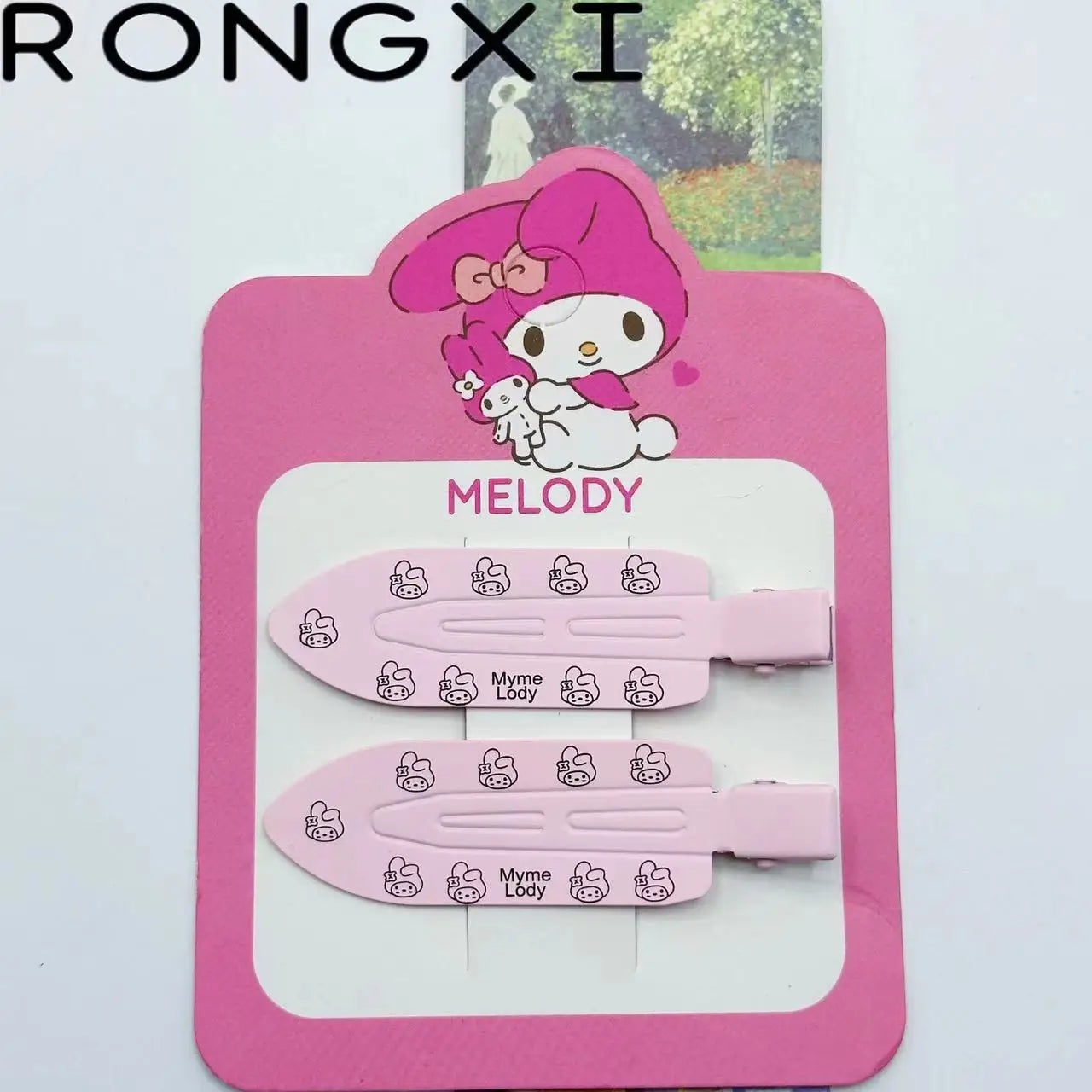 2pcs Hello Kitty Seamless Hairpin