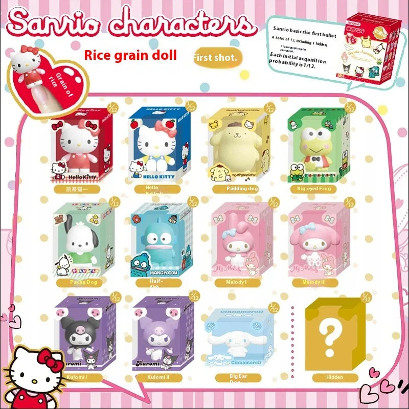 New Sanrio Family Rice Grain Dolls