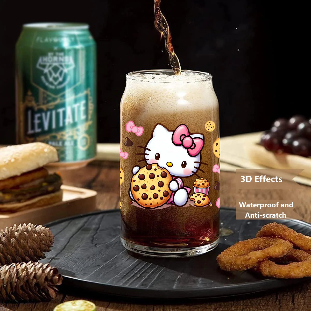 Hello Kitty waterproof crystal stickers