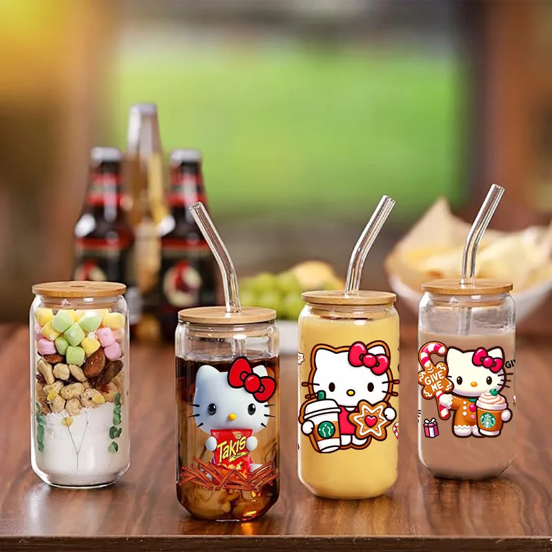Hello Kitty waterproof crystal stickers