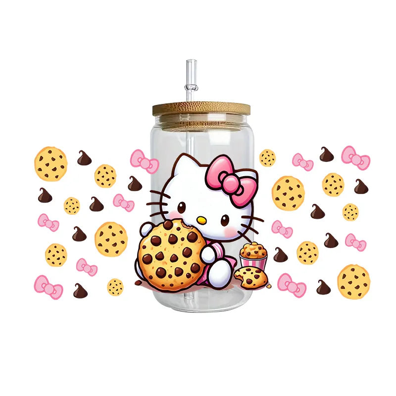 Hello Kitty waterproof crystal stickers
