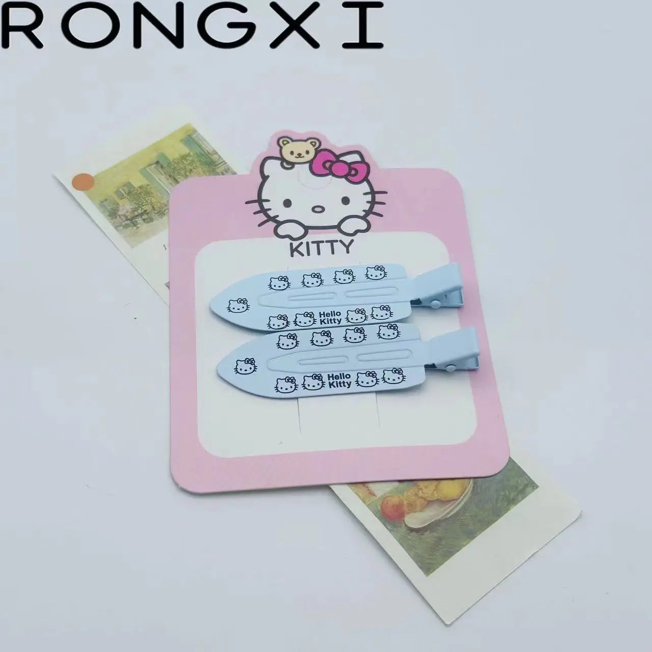 2pcs Hello Kitty Seamless Hairpin