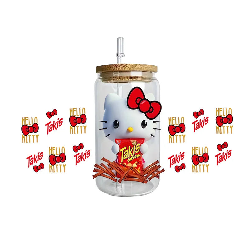 Hello Kitty waterproof crystal stickers